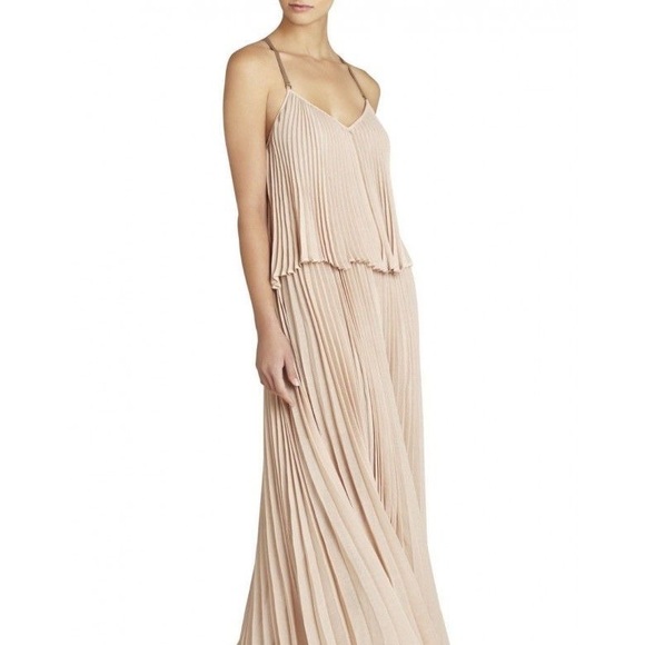 BCBG Joelle Pleated Maxi Dress - Picture 7 of 9